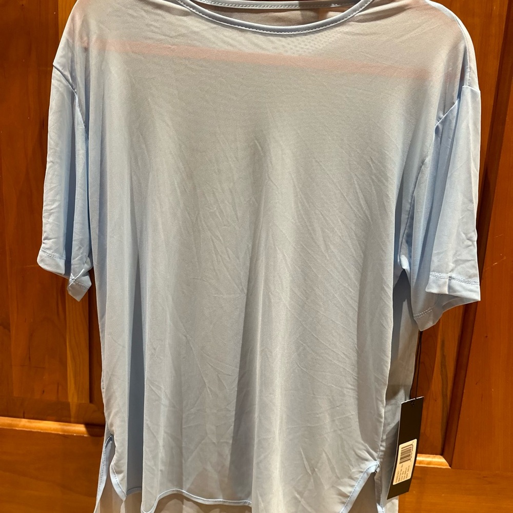 Noli mesh flow-tee-Sky